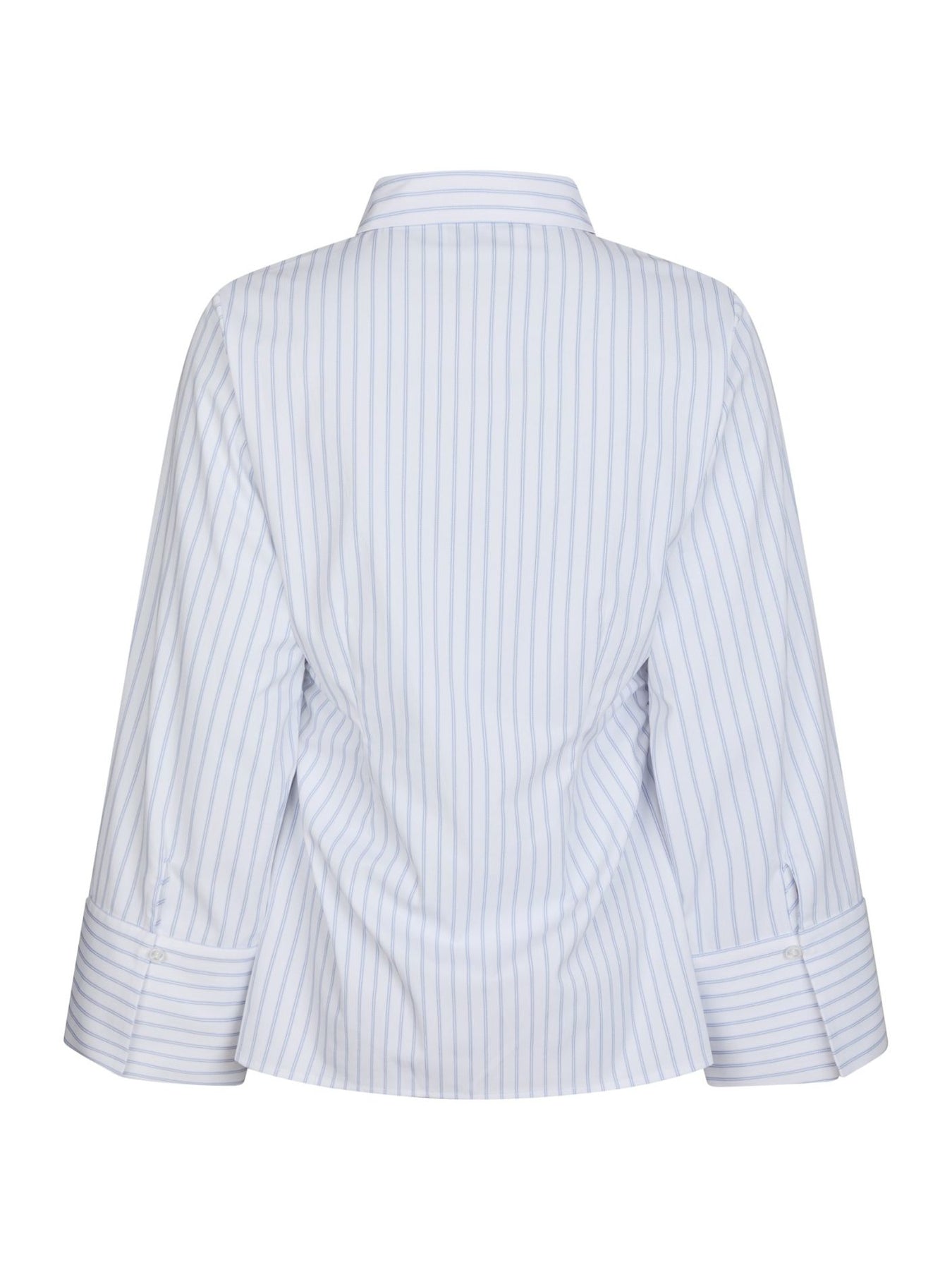 Caroli Slim Stripe Shirt - Vit