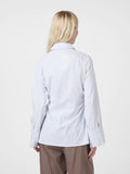 Caroli Slim Stripe Shirt - Vit