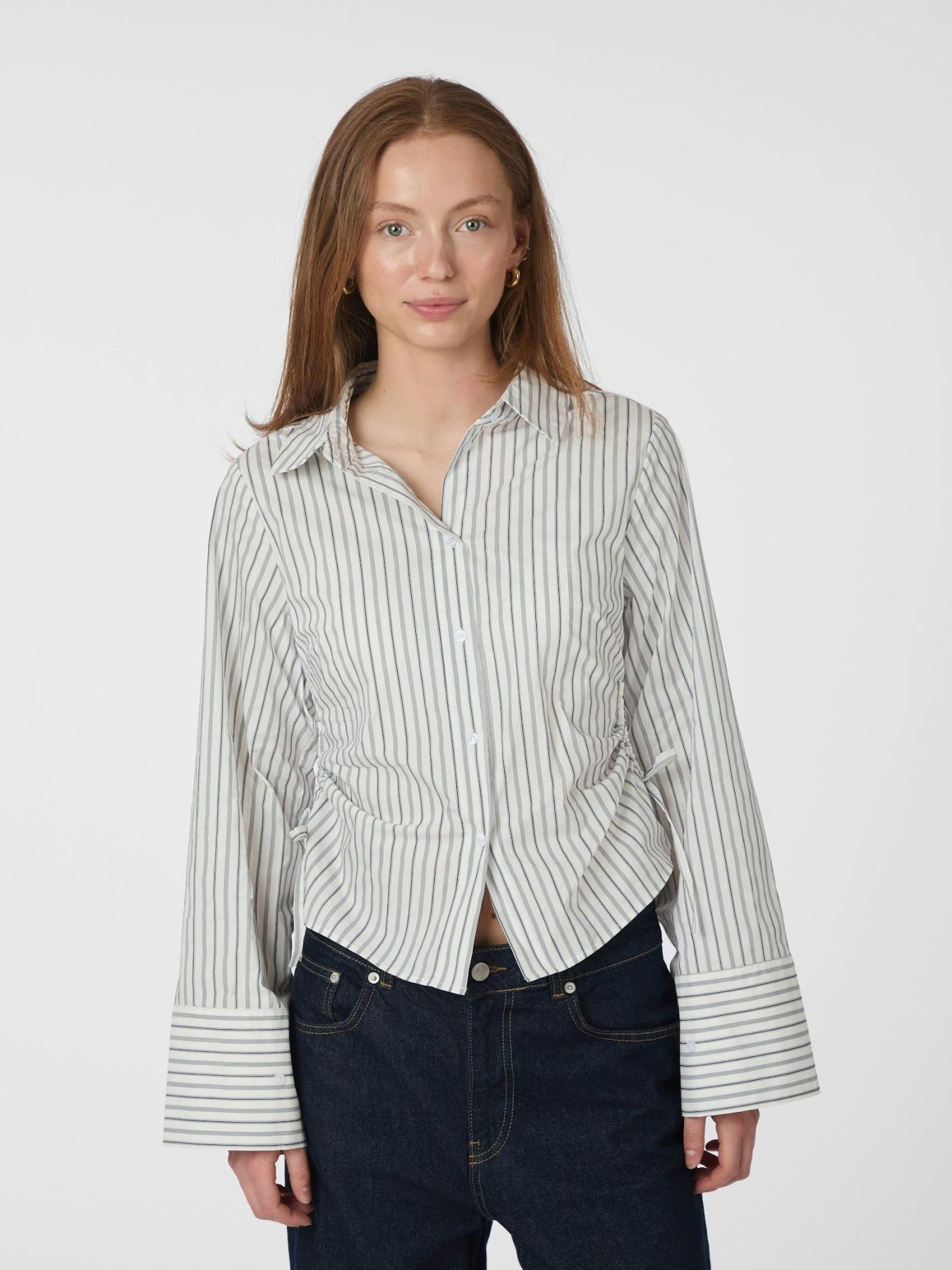 Rudy Stripe Skjorta - Dark Navy