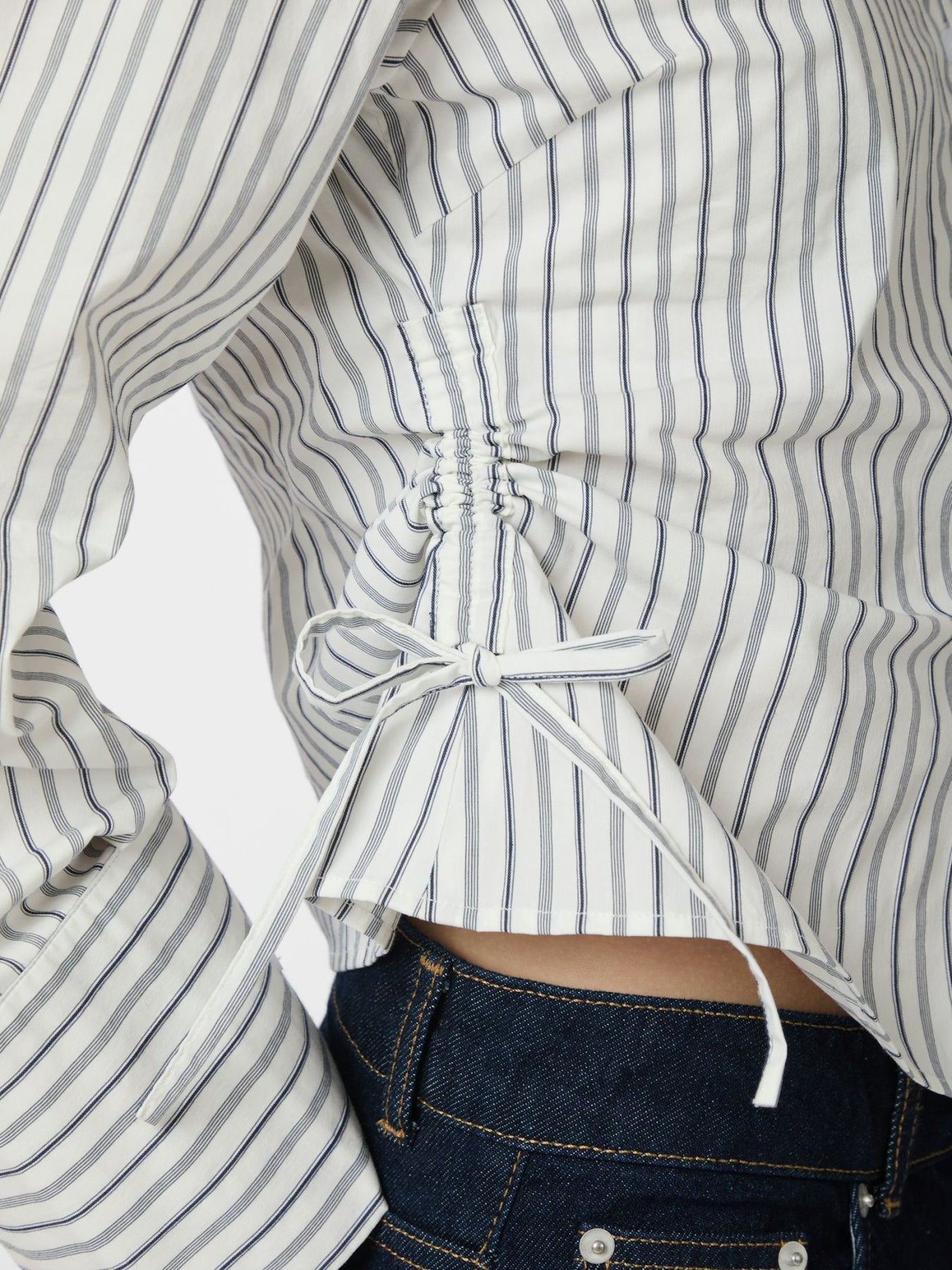 Rudy Stripe Skjorta - Dark Navy