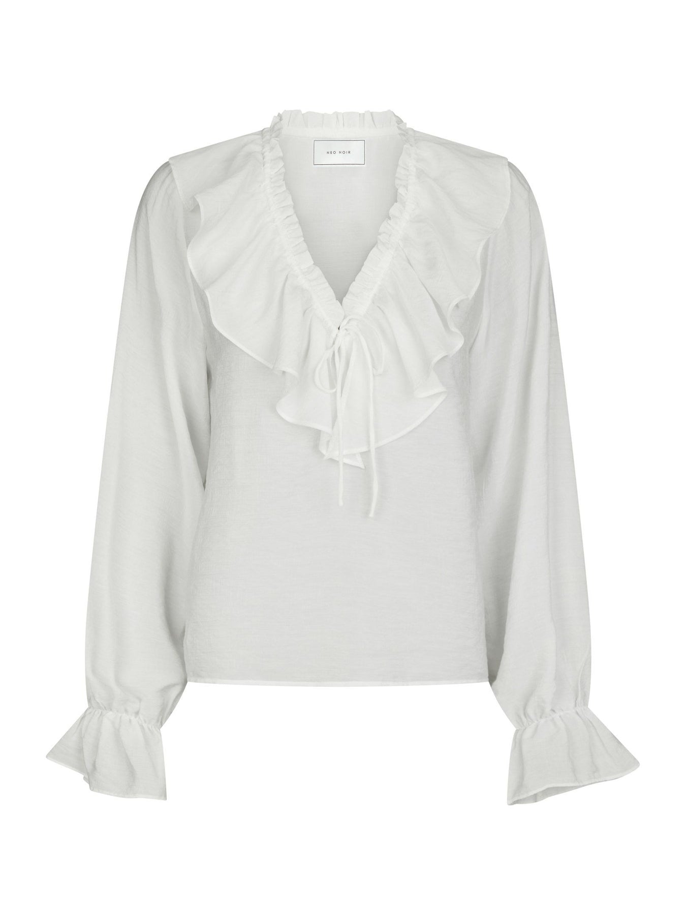 Aminea Ruffle Blouse - White