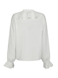 Aminea Ruffle Blouse - White