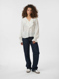 Aminea Ruffle Blouse - White