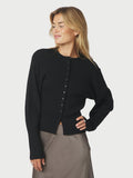 Briano Stitch Knit Cardigan - Svart
