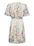 Shena Flower Print Klänning - Creme