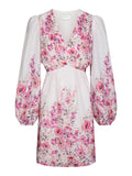 Semila Flower Print Dress - Rosa