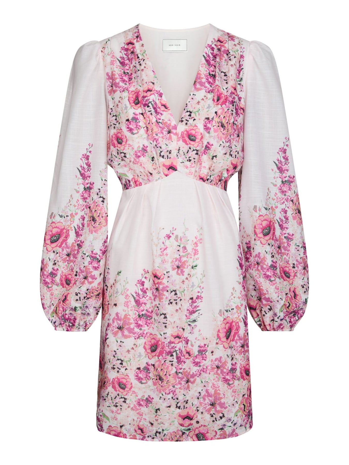Semila Flower Print Dress - Rosa