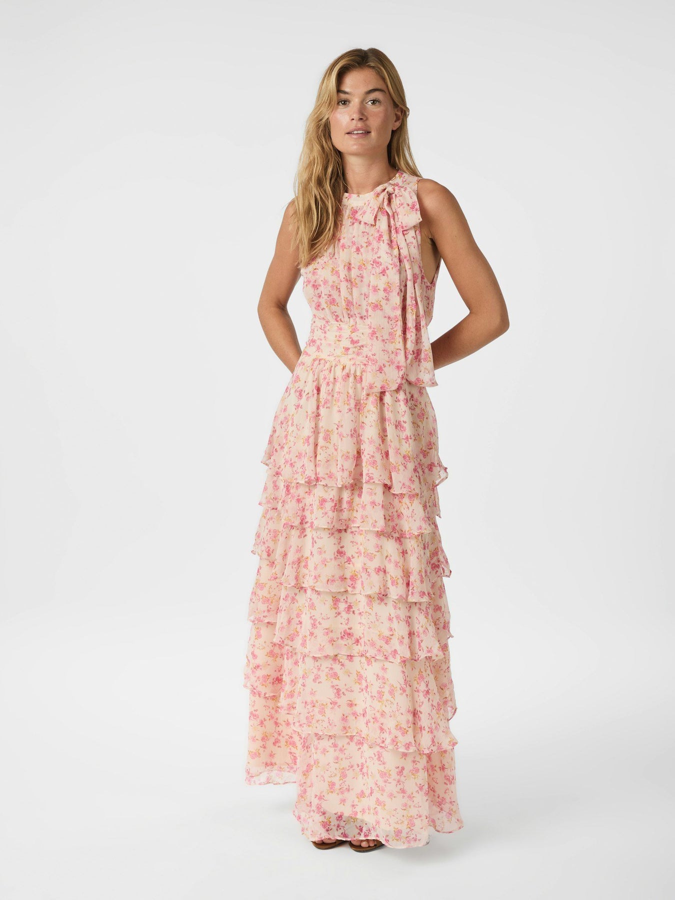 Marli Small Flower Dress - Rosa