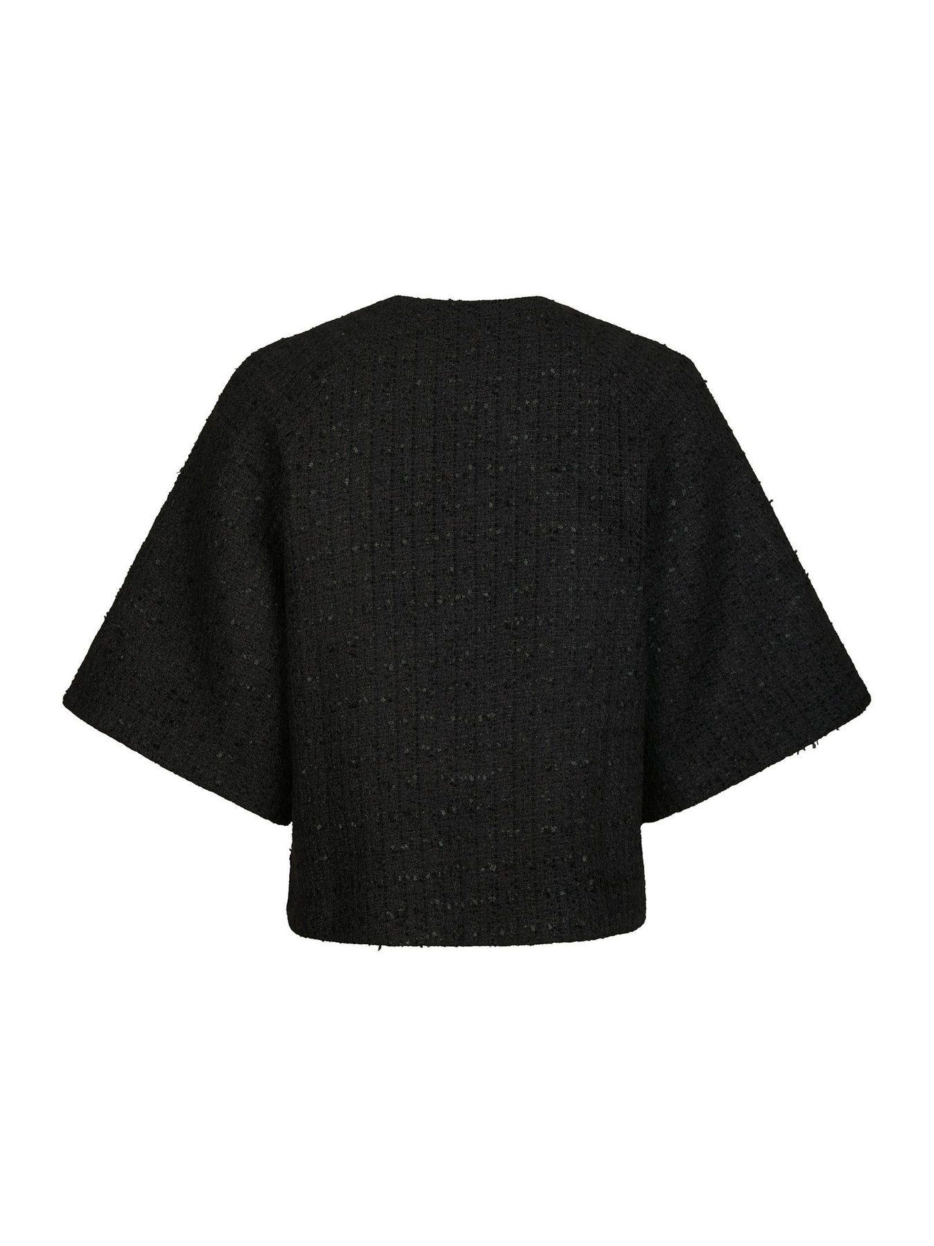 Rosella Boucle Mini Jacket - Svart