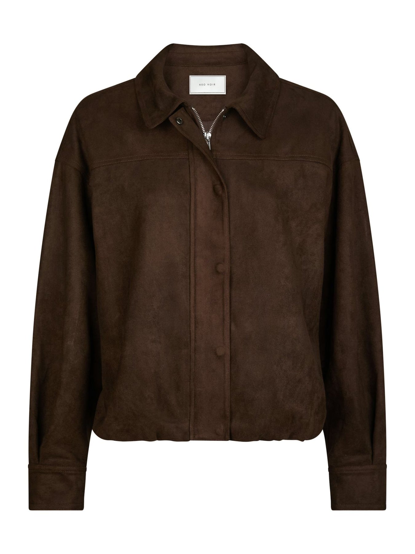 Rubby Faux Suede Jacket - Mörkbrun