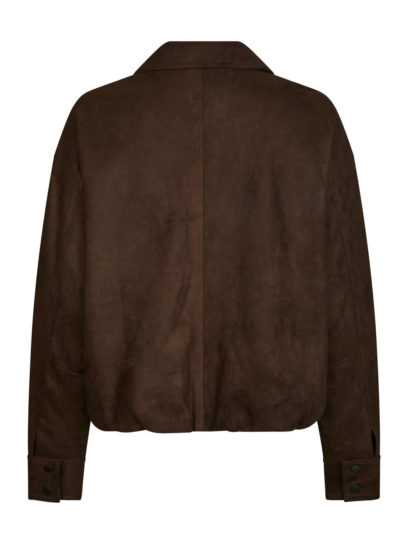 Rubby Faux Suede Jacket - Mörkbrun