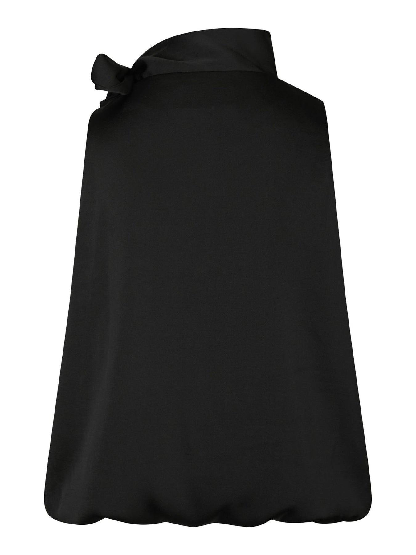 Veda Drapy Satin Top - Svart