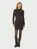 Lizette Laceflower Dress - Chokladbrun
