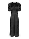 Kikka Dot Dress - Svart