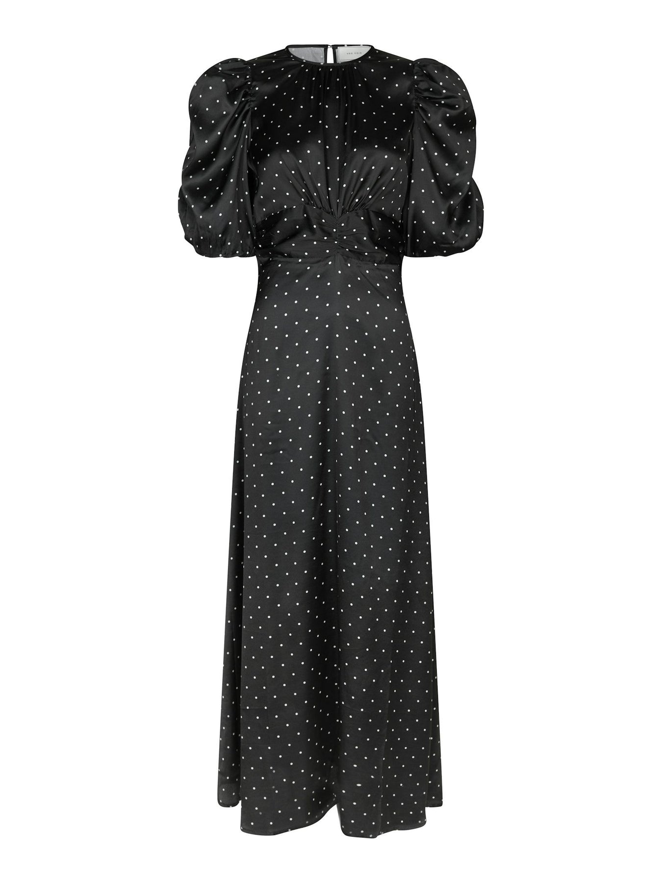 Kikka Dot Dress - Svart
