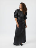 Kikka Dot Dress - Svart