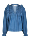 Janis Denim Blus