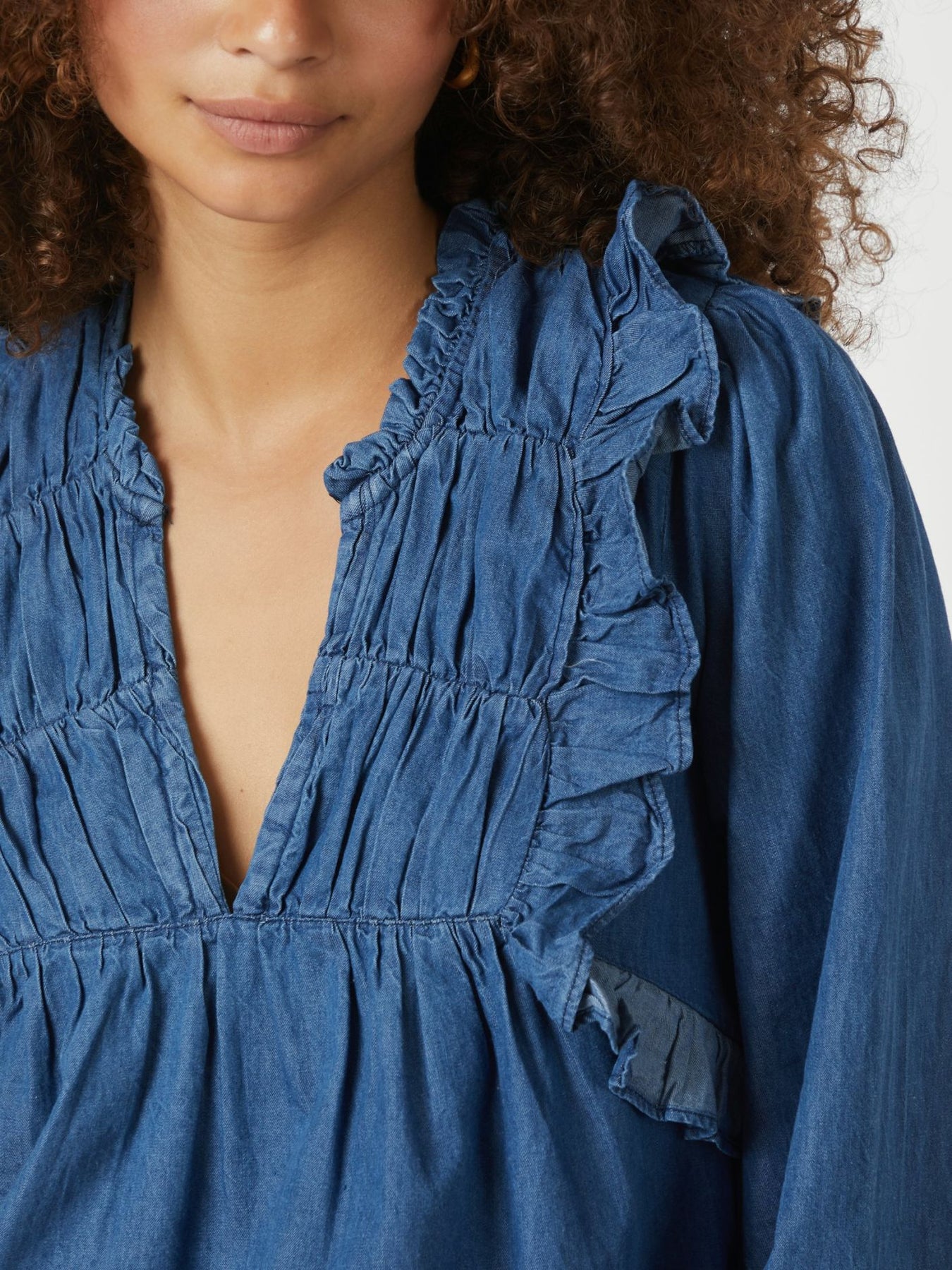 Janis Denim Blus