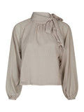 Patti Double Dot Blus - Creme