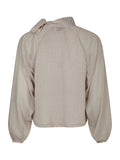 Patti Double Dot Blus - Creme
