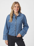 Rosa D Shirt - Vintage Blue