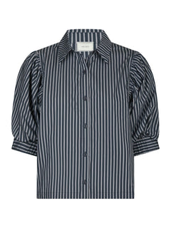 Etta Stripe Shirt - Navy