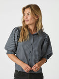 Etta Stripe Skjorta - Navy