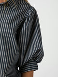 Etta Stripe Skjorta - Navy