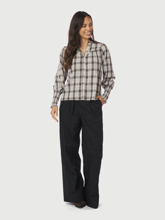 Camisa Big Check Blouse - Off White