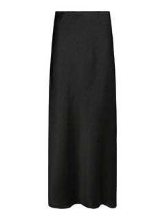 Viso Heavy Sateen Bedaz Skirt - Black