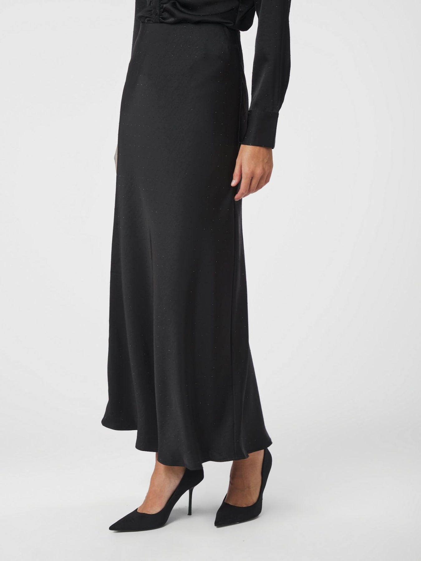 Viso Heavy Sateen Bedaz Kjol - Svart
