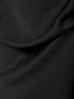 Viso Heavy Sateen Bedaz Skirt - Black