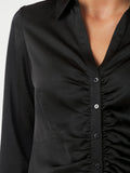 Christy Heavy Sateen Bedaz Shirt - Svart