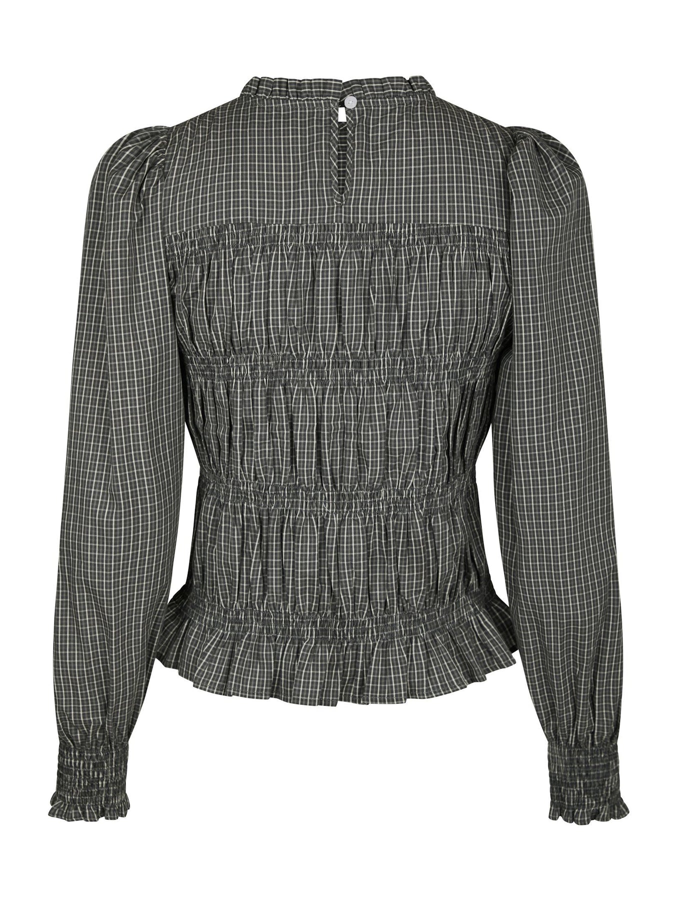 Marcia Check Blus - Antracit
