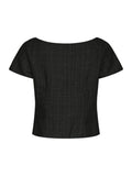 Tango Boucle Topp - Svart