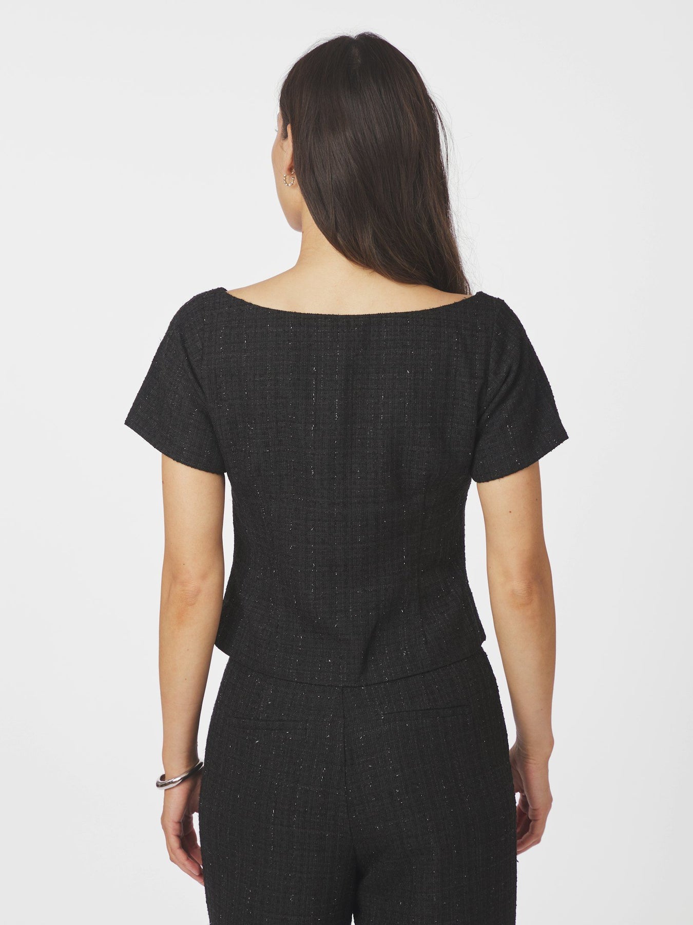 Tango Boucle Topp - Svart