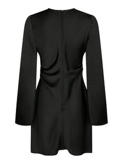 Jumari Heavy Sateen Dress - Black