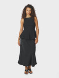 Agape Structure Tie Top - Svart