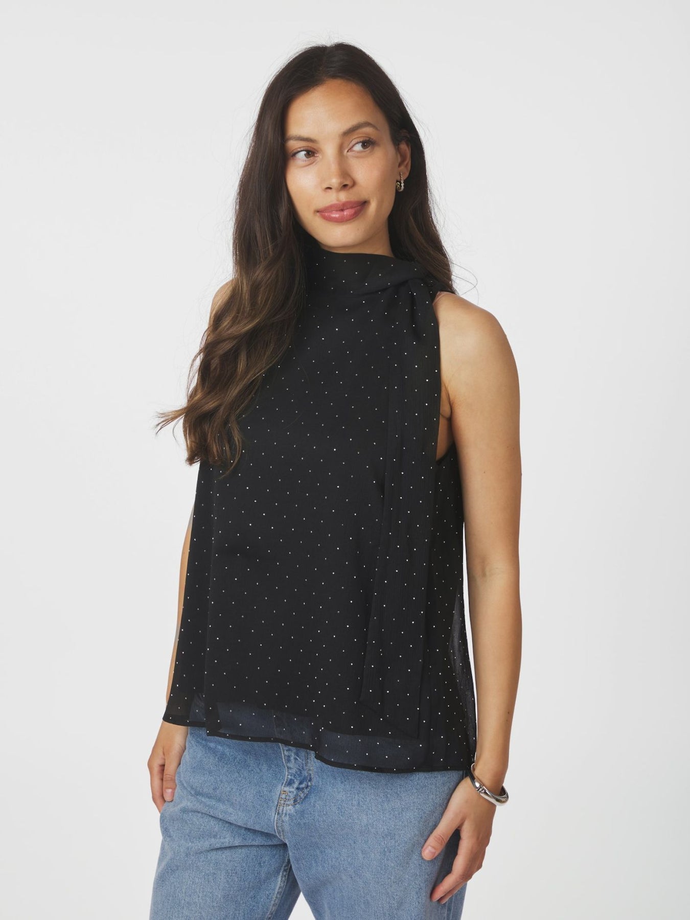 Lorelei Bedazzled Top - Svart