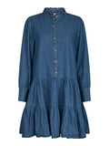 Latifana Denim Dress - Blå