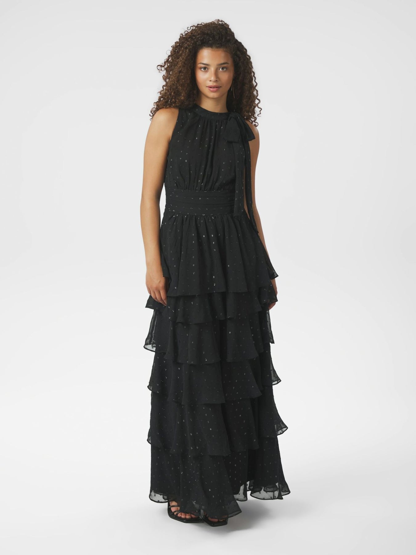 Marli Glitz Dress - Black