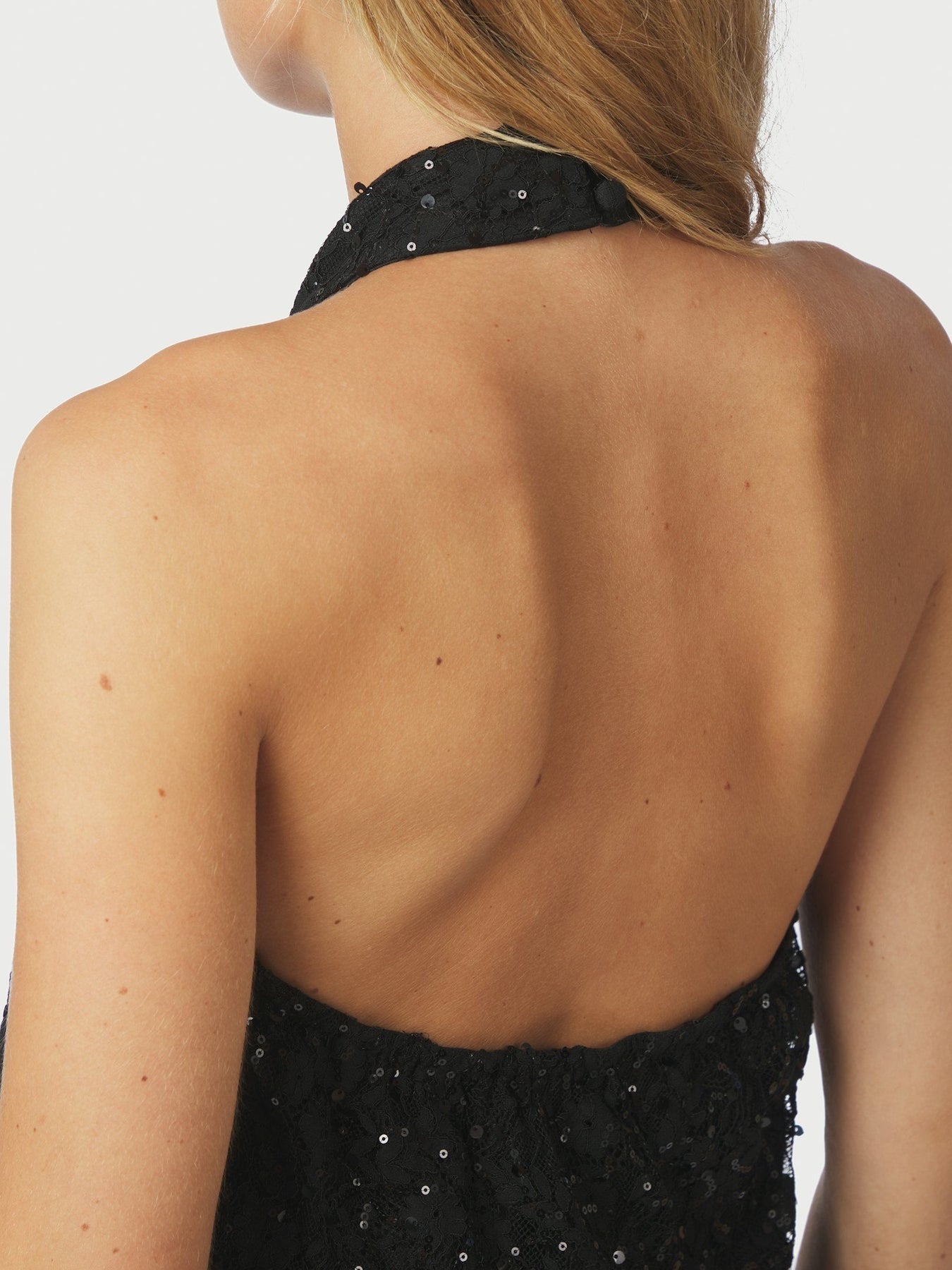 Azera Lace Dress - Svart