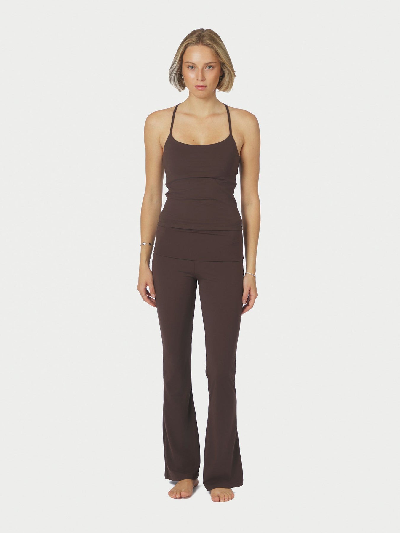 Ulianna Leggings Pants - Brun - Neo Noir