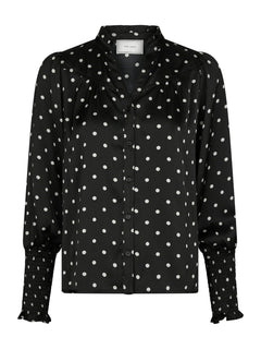 Camisa Dot Blouse - Black