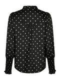 Camisa Dot Blouse - Svart