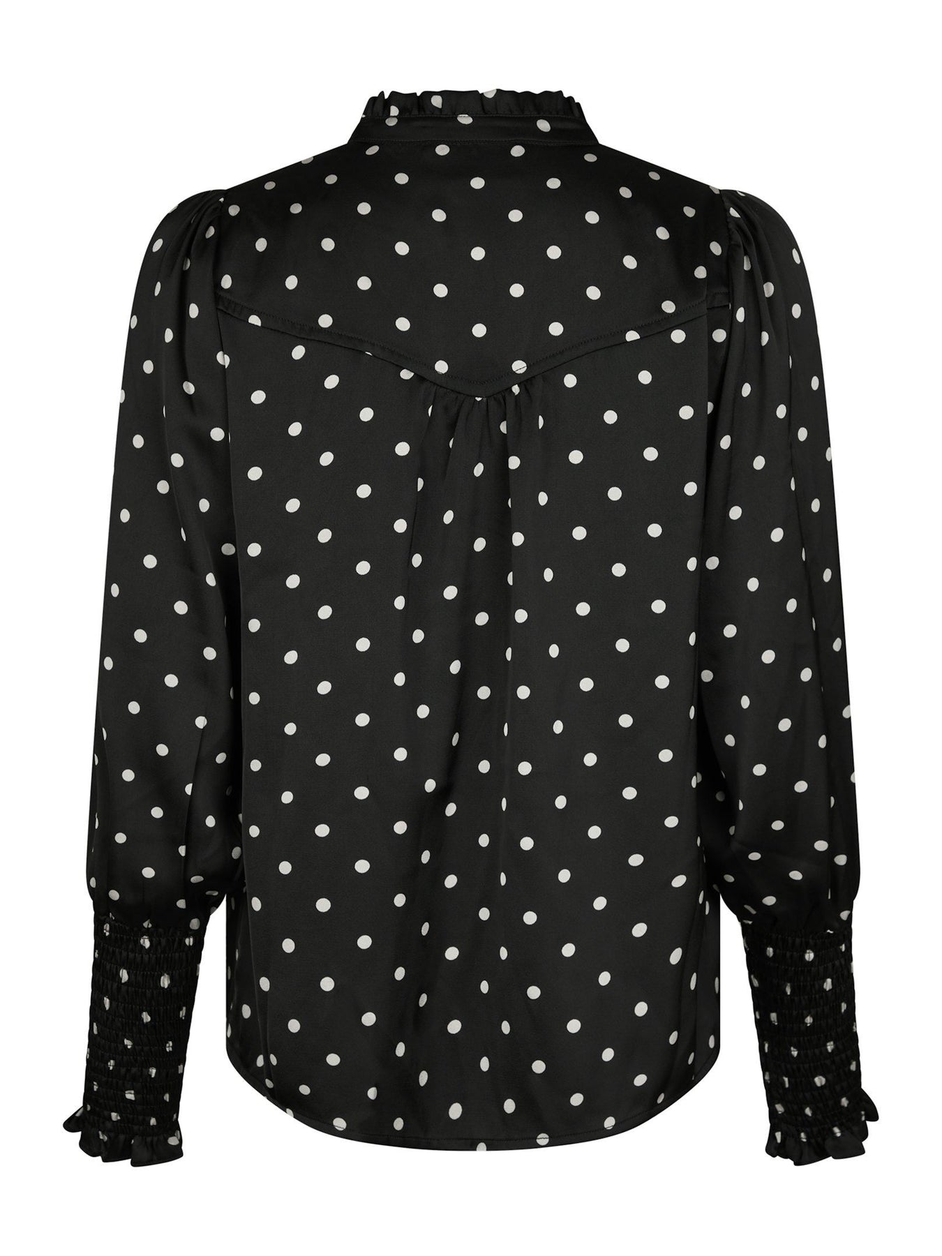 Camisa Dot Blouse - Svart