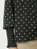 Camisa Dot Blouse - Svart