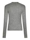 Teddu Fine Rib Blus - Antracit Melange