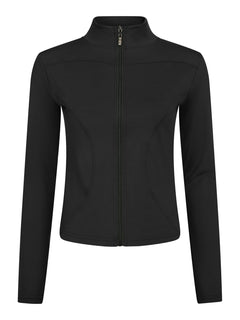Nolana Zip Blouse - Black