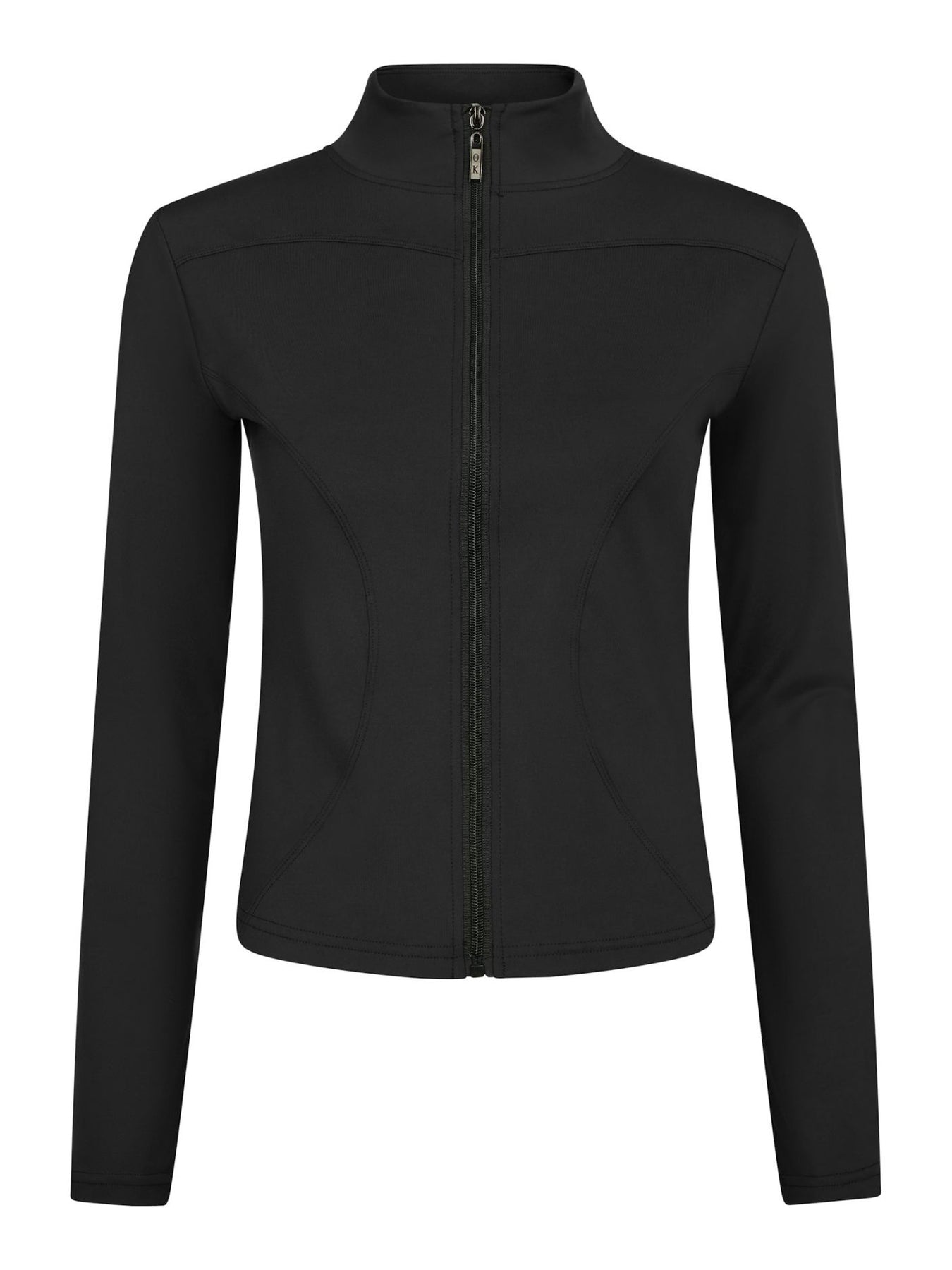 Nolana Zip Blouse - Svart